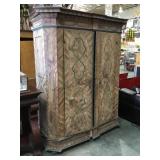 Antique 19th century Decorated German Kas - dated