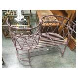 Iron yard tete a tête-à-tête, no cushions