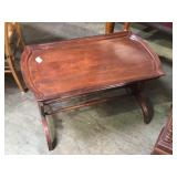 Vintage Mahogany coffee table , Lyre base