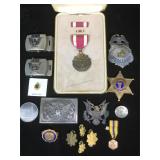 Military merit badge, meritorious service badge,