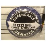 New metal Dependable Dodge Cars & Trucks service,