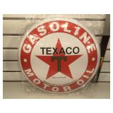 New metal Texaco, Gasoline Motor oil sign