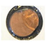 Error penny, uncirculated, off struck