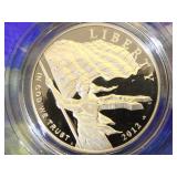 2012 Star-Spangled Banner Proof Silver Dollar