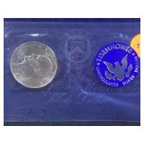 1972 EISENHOWER UNCIRCULATED SILVER DOLLAR