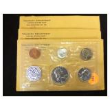 3- 1963 US SILVER PROOF MINT SETS