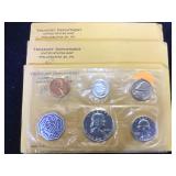 3- 1963 US SILVER PROOF MINT SETS