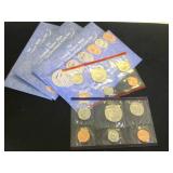 4- 1991 US MINT UNCIRCULATED COIN SETS