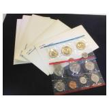 5- 1980 US MINT UNCIRCULATED COIN SETS