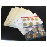 5- 1980 US MINT UNCIRCULATED COIN SETS