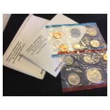 2- 1970 40% Silver US Mint Uncirculated Sets