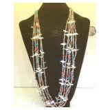 Native American style fetish necklace