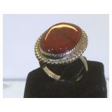 Sterling & Jasper Native American style ring,