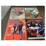 Vintage football magazines with oj wearing his