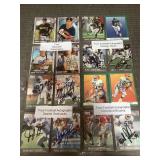 Baseball & football autographed cards