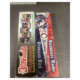 2 boxes of sports cards