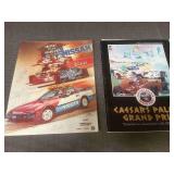 Caesars palace grand prix programs one with autos