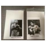 2 5x7 autos roberto duran & jorge luis gongalez