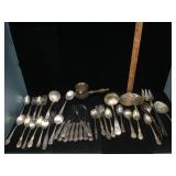 Large lot of vintage silver plated ware