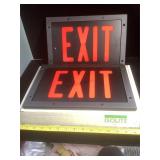 Isolite Exit Signs, 2 , new in the box , 14 x 9.5