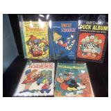 5 Silver Age comic books, 10 , 12 ,and  25 cent