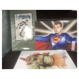 2 Shawn Langley Artist signed Illustrations, and