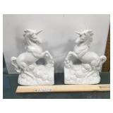 Unicorn book ends made in Japan
