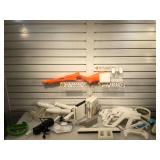 Large lot of Wii (power on) and accessories see
