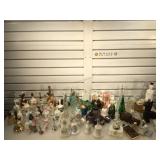 Large lot of Vintage perfume bottles and more