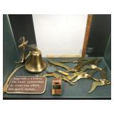 Lot of miscellaneous brass items