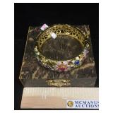 Beijing cloisonné hollow enamel gold-plated