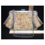 Zac Posen Cork + Leather Clutch Bag Hide Away