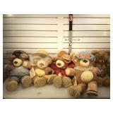 Large lots of Teddy bears by Furskins