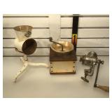 Vintage metal grinders