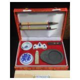 Oriental writing kit w/original box