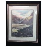 Vintage hand tinted photo, Kolb Studio, Colorado