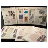 25 US stamps Commemorative Plate Blocks on