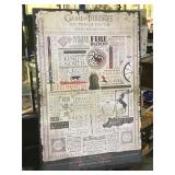Game of Thrones , print poster on stretched