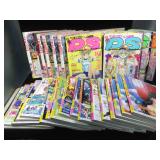 Lg group of Japan pulp graphic comics, mature