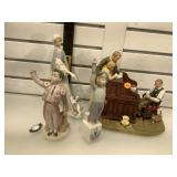 Four piece lot including Lladro "little matador