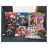 Lot of Assorted comics, Heavy Metal, Spider-man