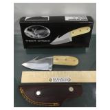 NOB mini skinner w/leather sheath