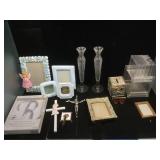 Lot incl. frames, princess house glass and more,