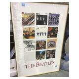 Framed The Beatles poster 2x3 feet glass
