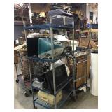 Cart lot of assorted electronics incl. iMac