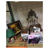 Lot of assorted decorations and more incl. Elvis,