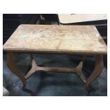 Vintage wooden side table - ready for restoration