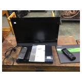 Vizio 19 inch tv with wall mount and Sony DVD