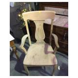 Vintage wooden armchair