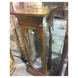 Approx. 4 foot tall pedestal display cabinet